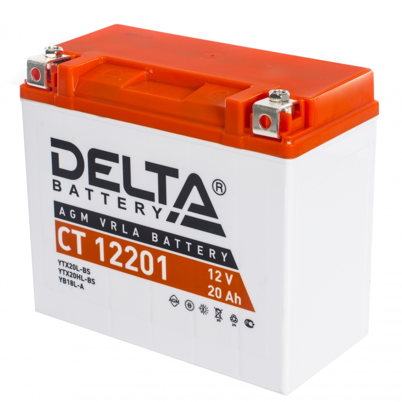 Аккумуляторная батарея Delta CT 12201 (12V / 20Ah)