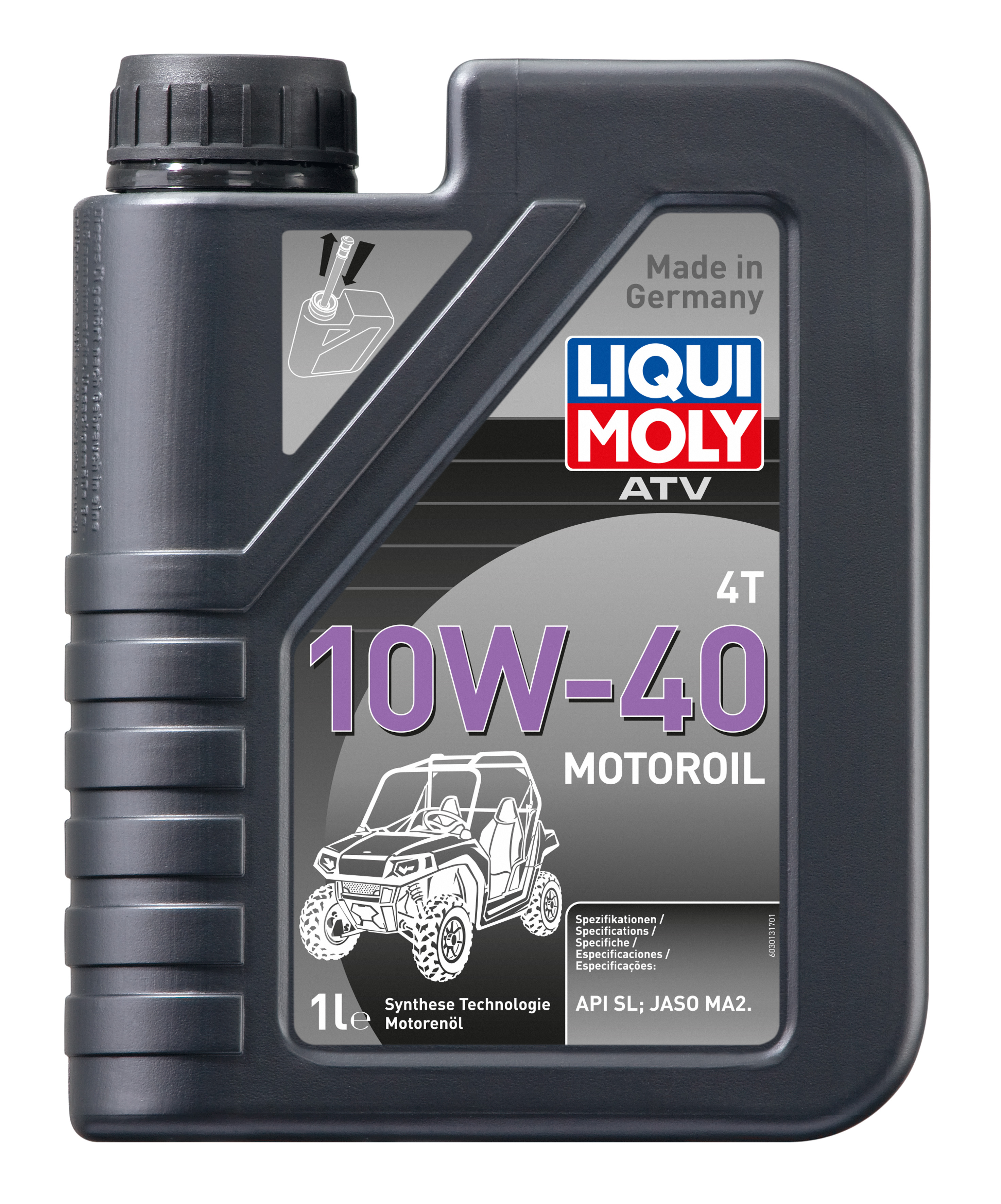 НС-синтетическое моторное масло для 4-тактных мотоциклов ATV 4T Motoroil Offroad 10W-40 1L