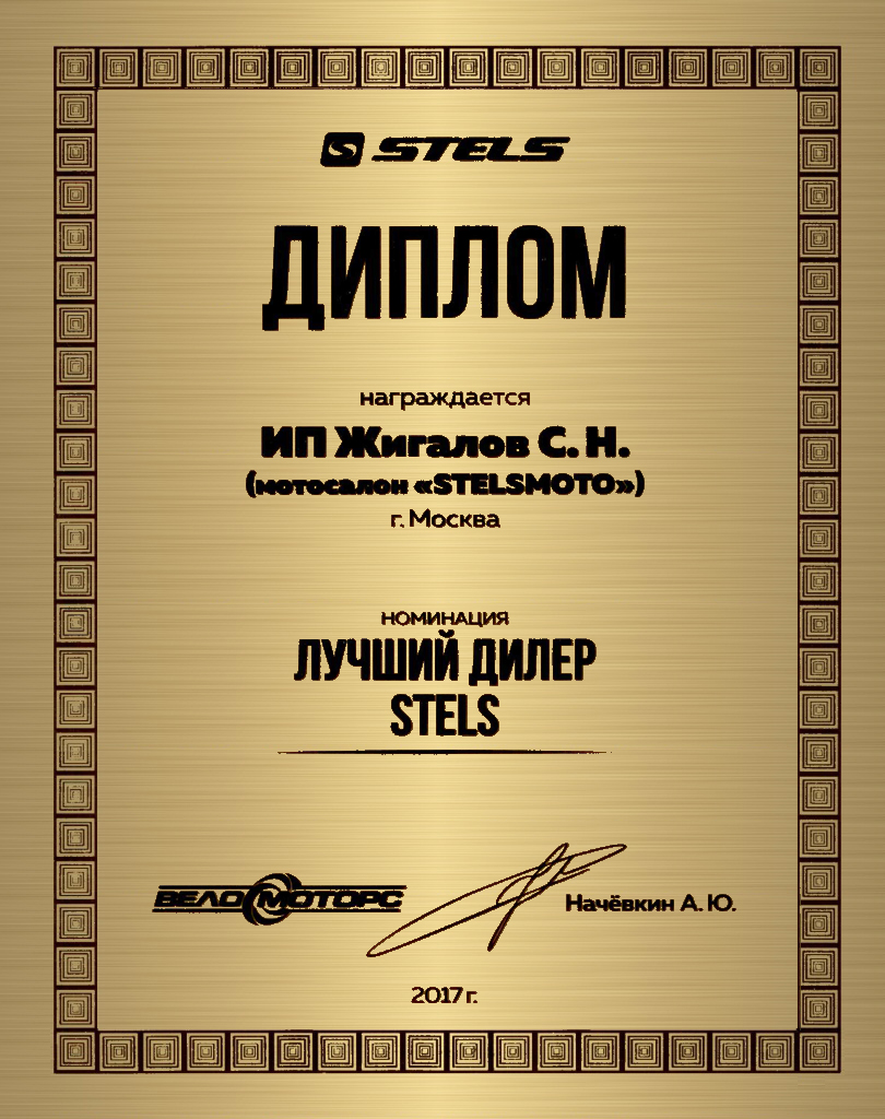 Лучший дилер STELS